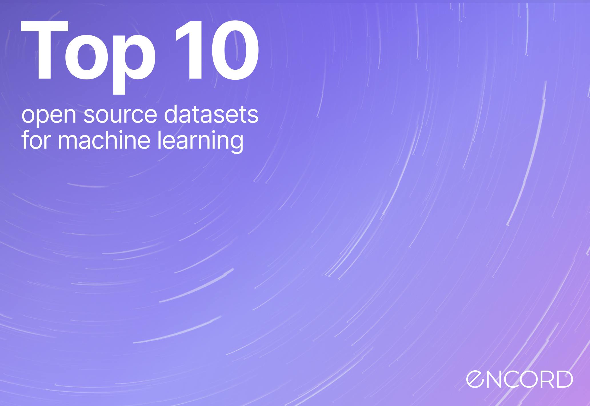 Open data machine store learning